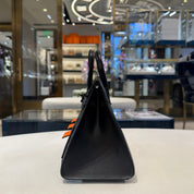 Hermès "Midnight" Faubourg Birkin Sellier 20 Noir Matte Alligator So Black Hardware Limited Edition