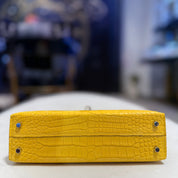Hermès Mimosa Mini Kelly Sellier 20 Matte Alligator Palldium Hardware
