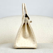 Hermès Nata Birkin 25 Ostrich Gold Hardware