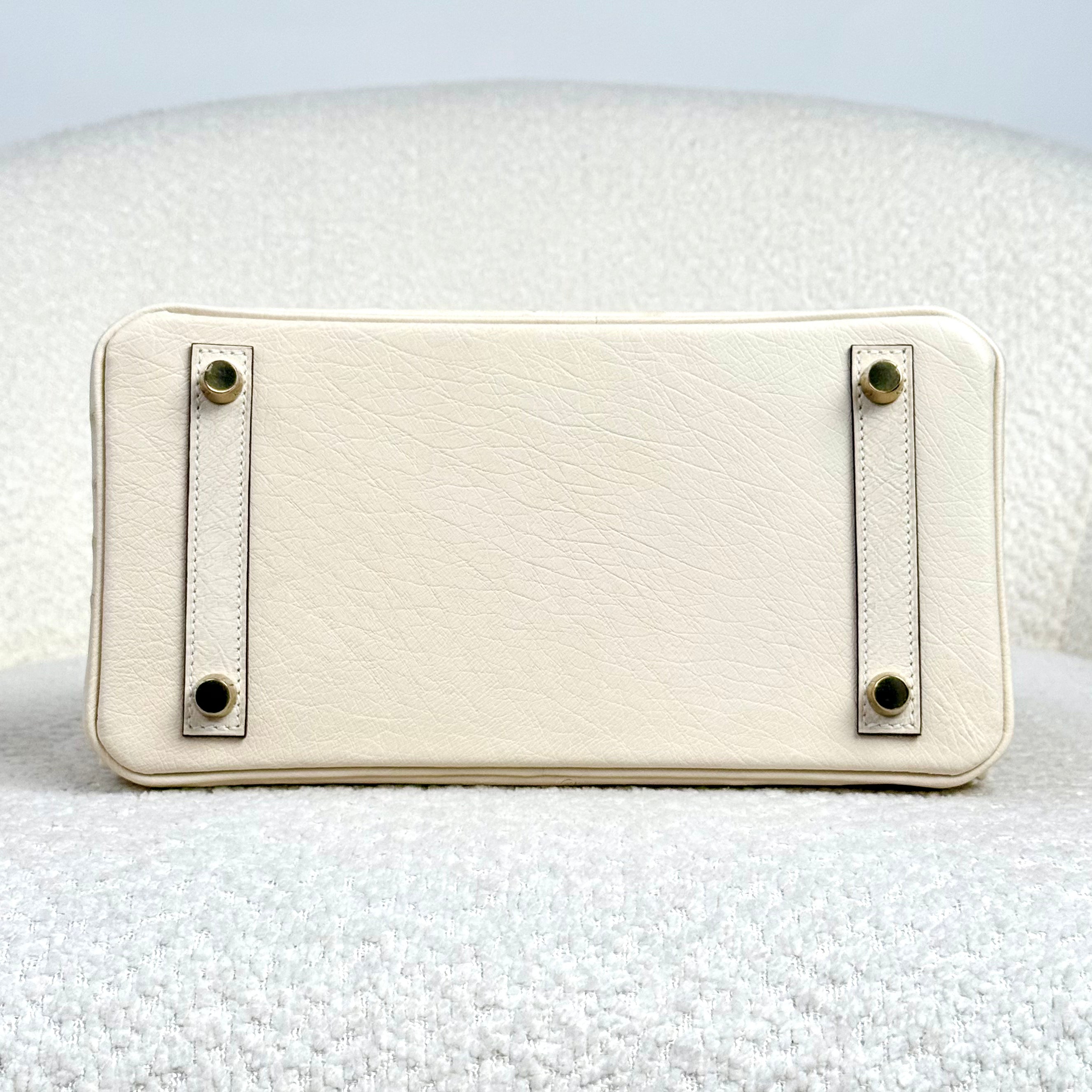 Hermès Nata Birkin 25 Ostrich Gold Hardware