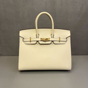 Hermès Nata Birkin Sellier 25 Epsom Gold Hardware