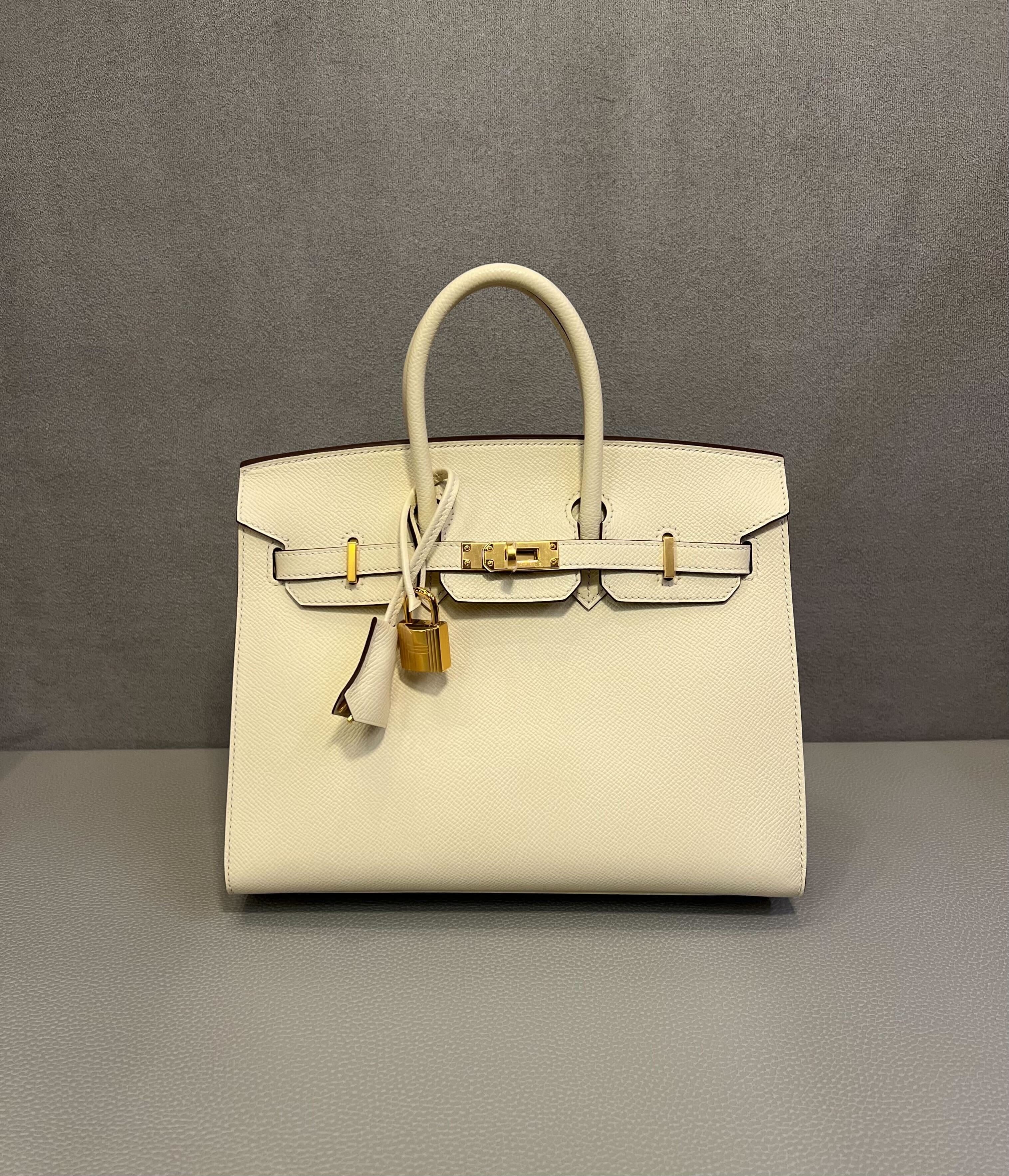 Hermès Nata Birkin Sellier 25 Epsom Gold Hardware