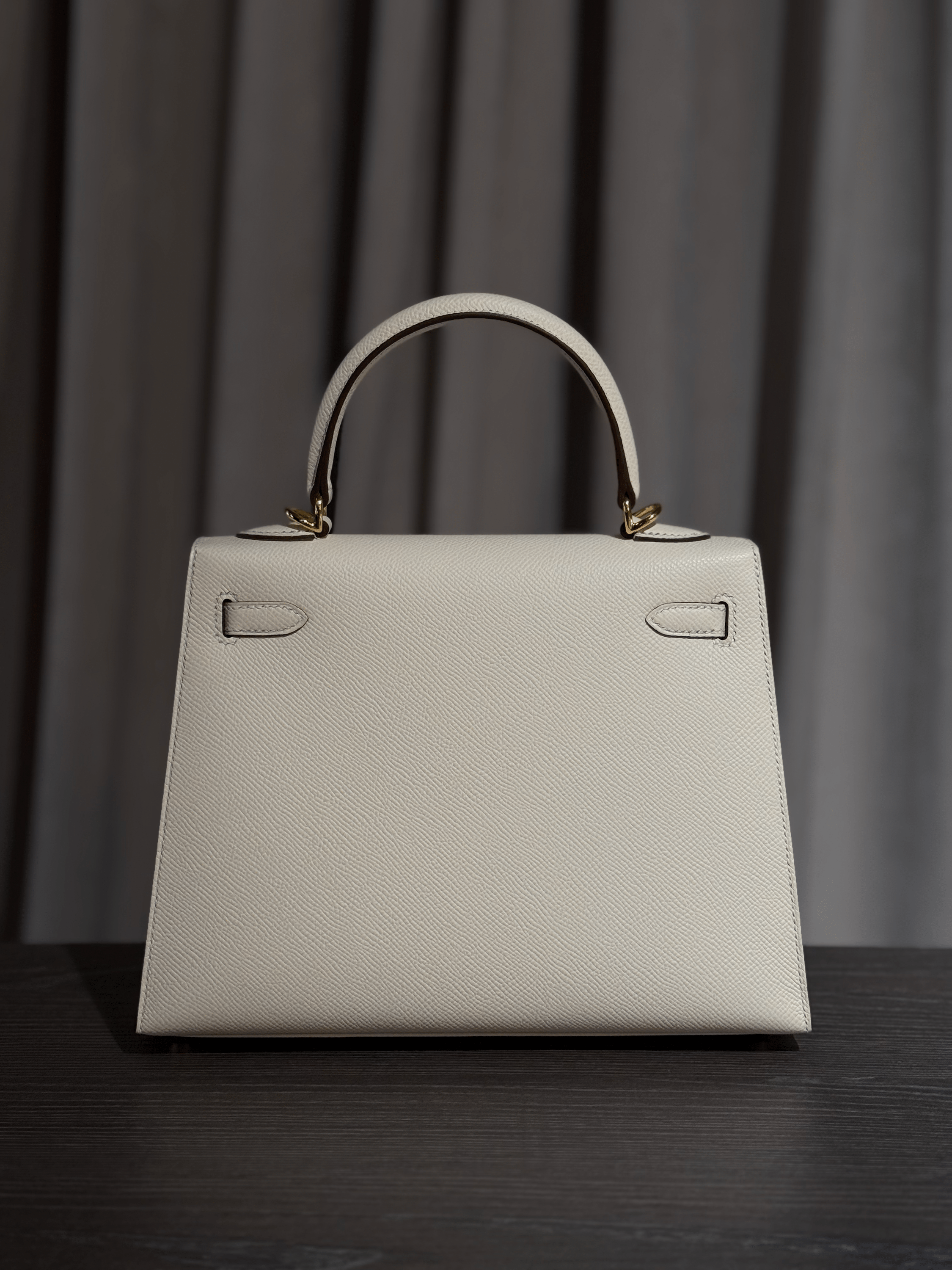 Hermès Nata Kelly 25 Epsom Gold Hardware