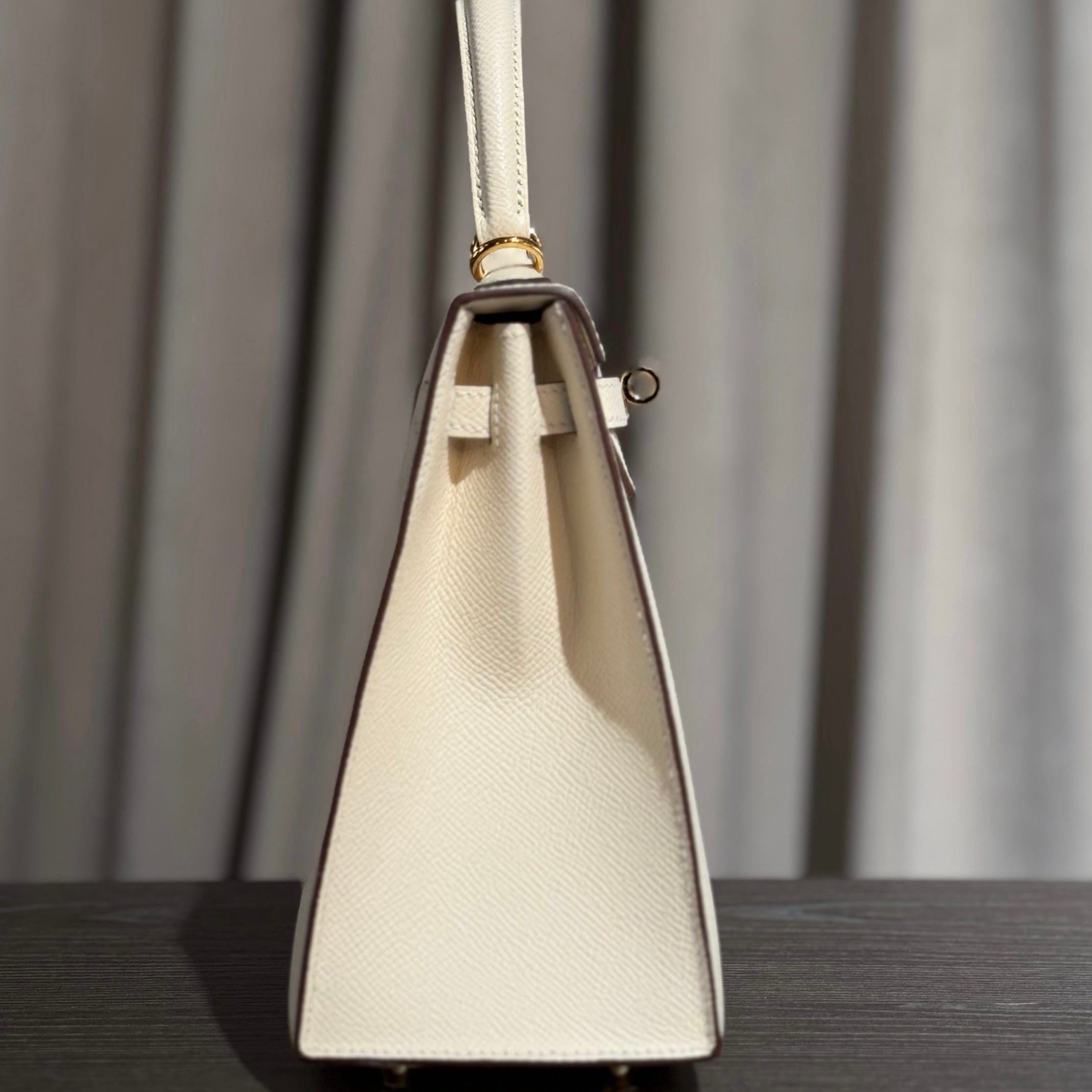 Hermès Kelly 25 Nata – Cream Kelly Sellier Epsom Gold Hardware