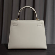 Hermès Nata Kelly Sellier 25 Epsom Gold Hardware