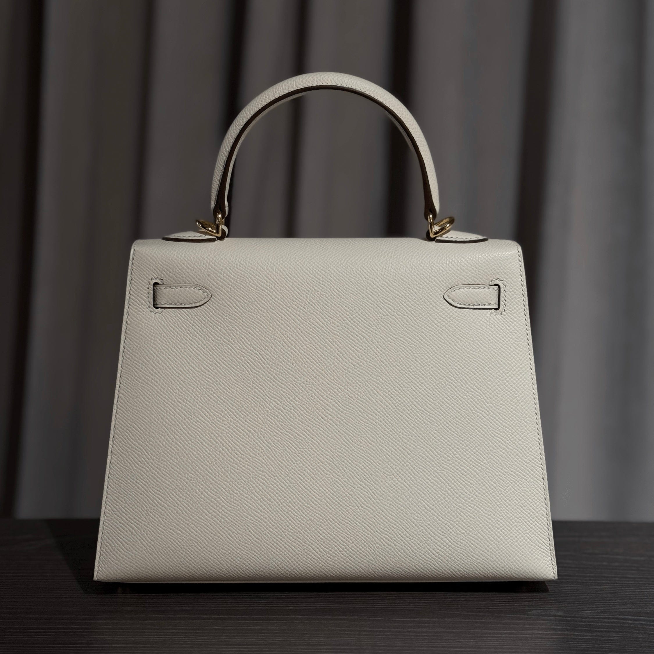 Hermès Nata Kelly Sellier 25 Epsom Gold Hardware