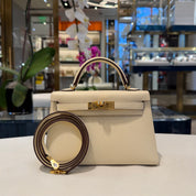 Hermès Nata Mini Kelly Sellier 20 Epsom Gold Hardware