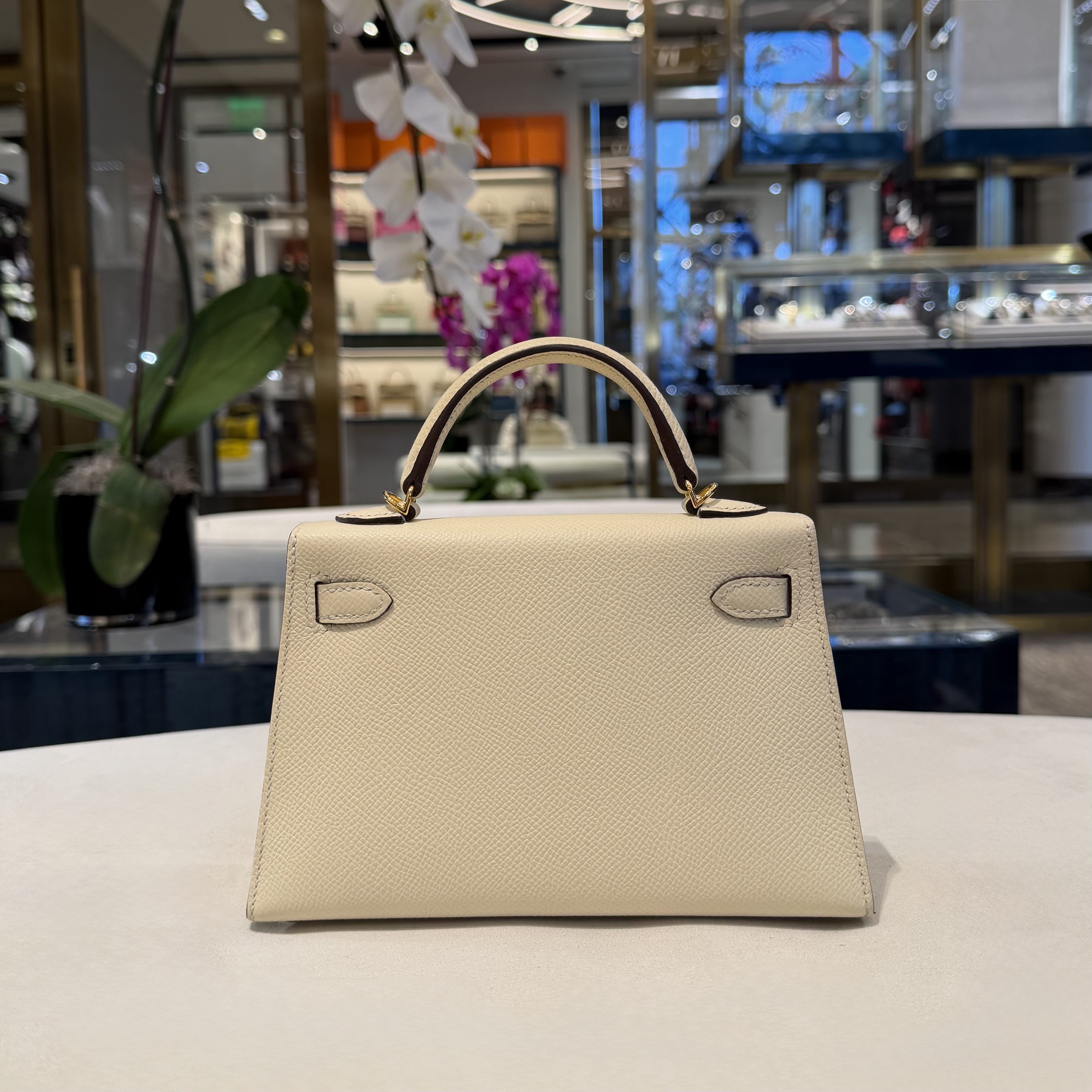 Hermès Nata Mini Kelly Sellier 20 Epsom Gold Hardware
