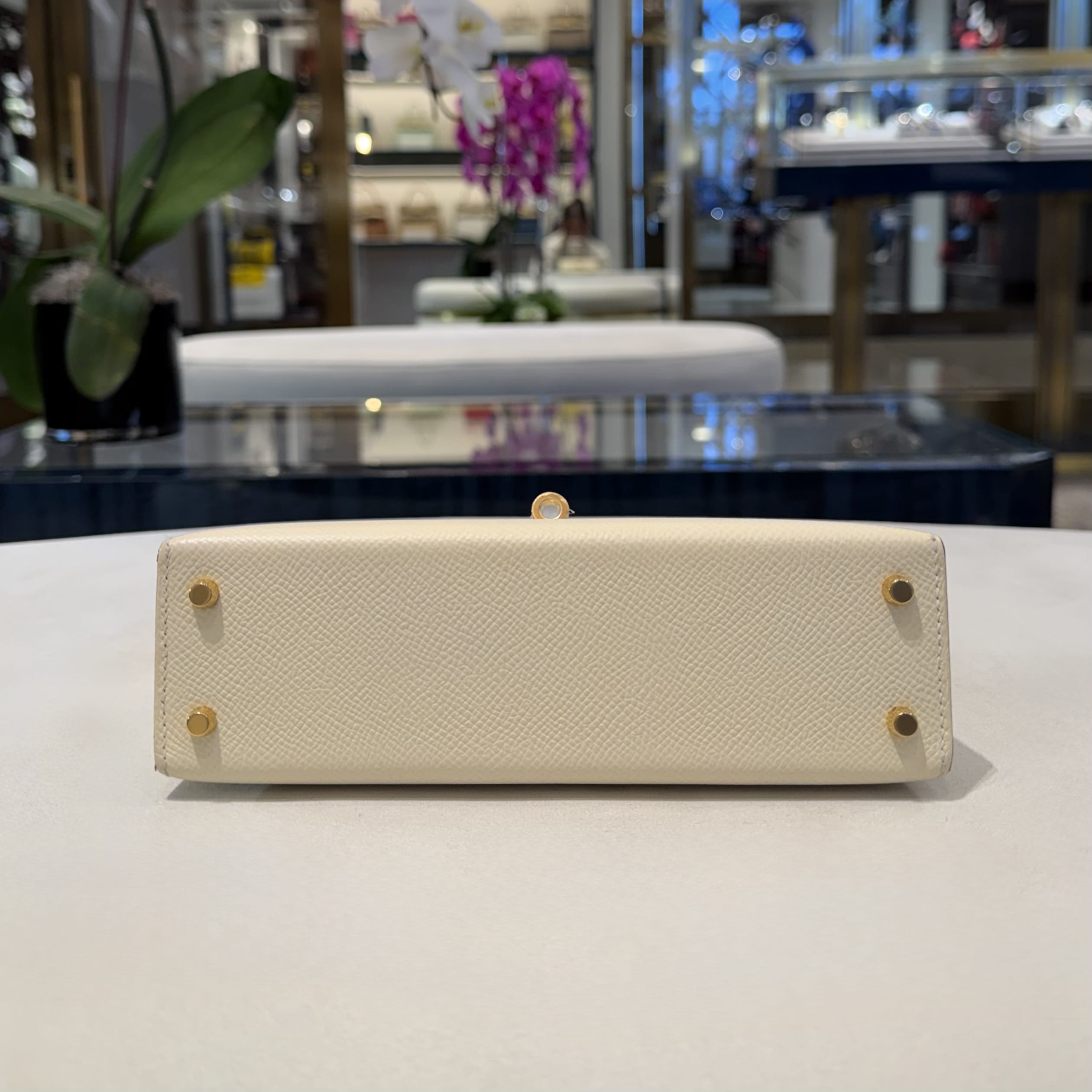 Hermès Nata Mini Kelly Sellier 20 Epsom Gold Hardware