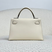 Hermès Nata Mini Kelly Sellier 20 Epsom Palladium Hardware