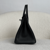 Hermès Noir Birkin 25 Togo Gold Hardware