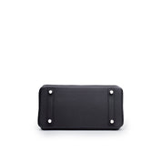Hermès Noir Birkin 25 Togo Palladium Hardware