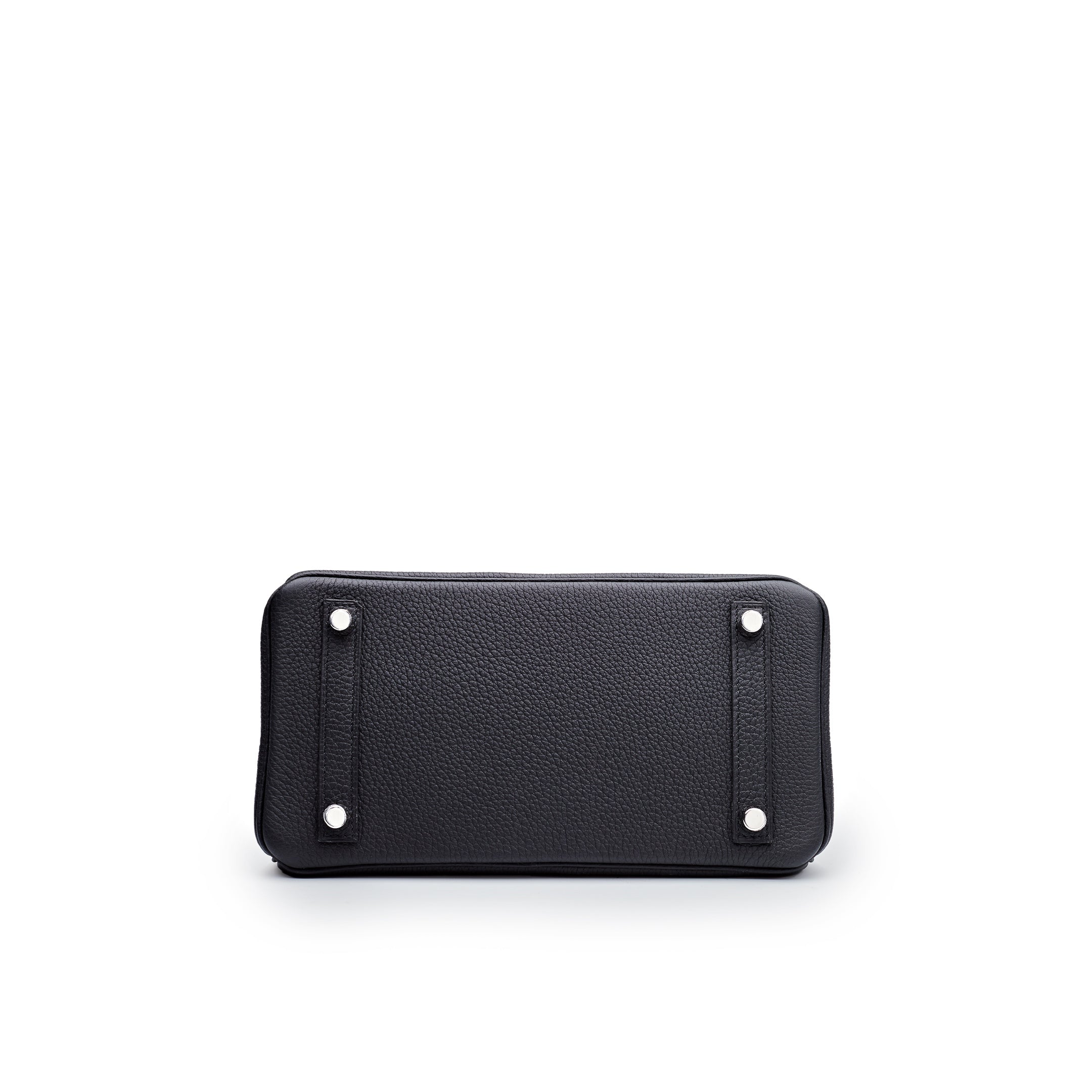 Hermès Noir Birkin 25 Togo Palladium Hardware
