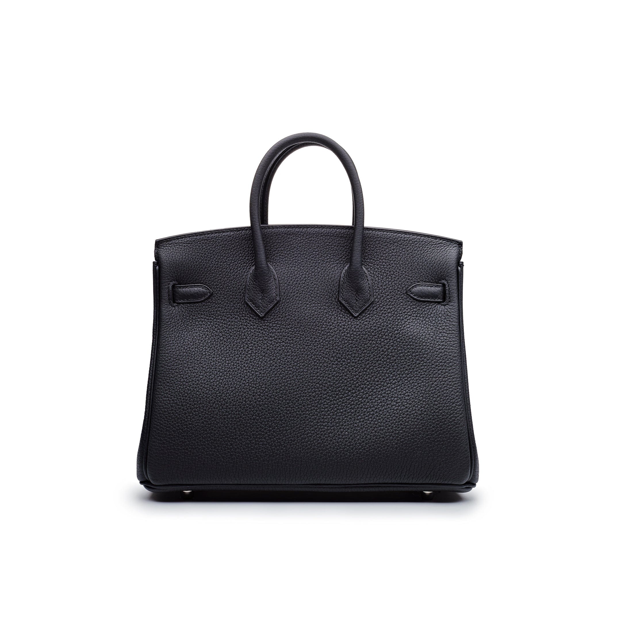 Hermès Noir Birkin 25 Togo Palladium Hardware