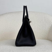 Hermès Noir Birkin 25 Togo Permabrass Hardware