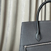 Hermès Noir Birkin 30 En Desordre Togo Swift Palladium Hardware Limited Edition