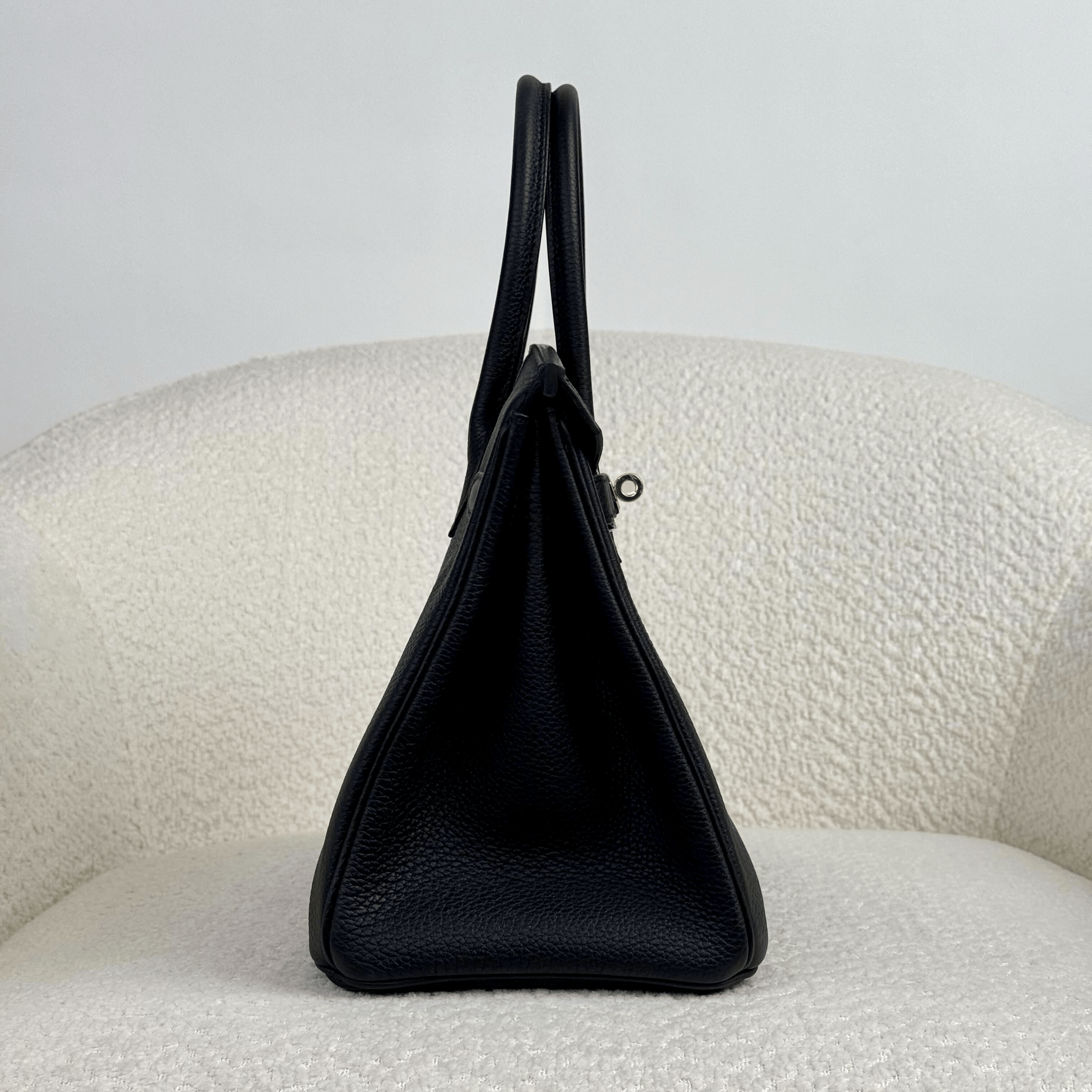 Hermès Noir Birkin 30 Togo Gold Hardware