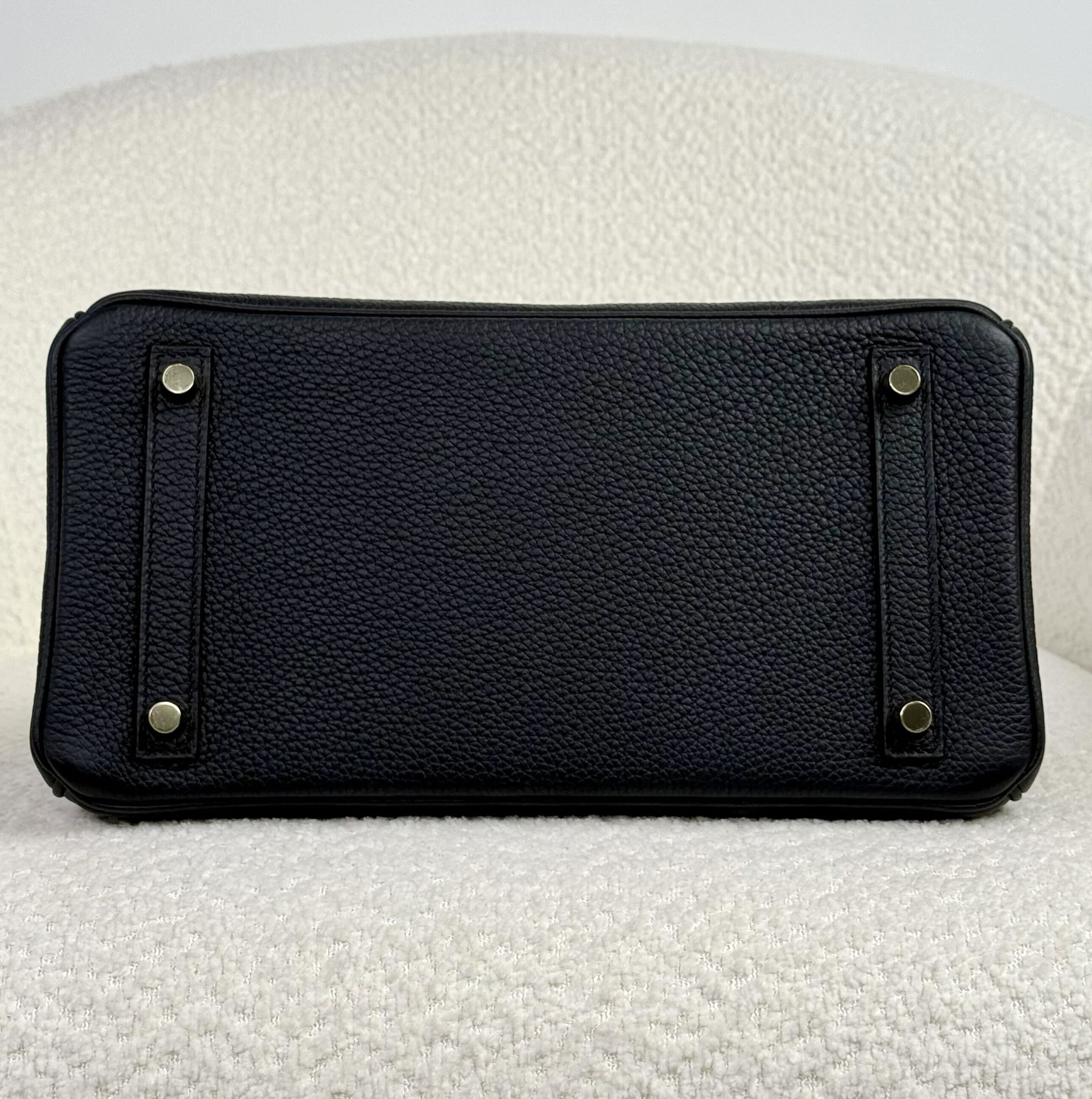 Hermès Noir Birkin 30 Togo Gold Hardware