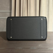 Hermès Noir Birkin 40 HAC Togo Palladium Hardware