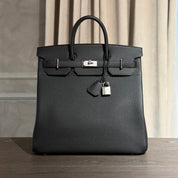 Hermès Noir Birkin 40 HAC Togo Palladium Hardware