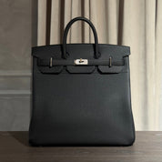 Hermès Noir Birkin 40 HAC Togo Palladium Hardware