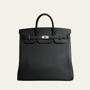 Hermès Noir Birkin 40 HAC Togo Palladium Hardware