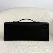 Hermès Noir Kelly Cut Swift Palladium Hardware