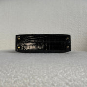 Hermès Noir Mini Kelly Sellier 20 Mississippi Alligator Gold Hardware