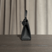 Hermès Noir Mini Kelly Sellier 20 Verso Palladium Hardware HSS