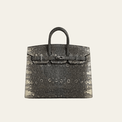 Hermès Ombré Birkin Sellier 20 Varanus Salvator Lizard Palladium Hardware