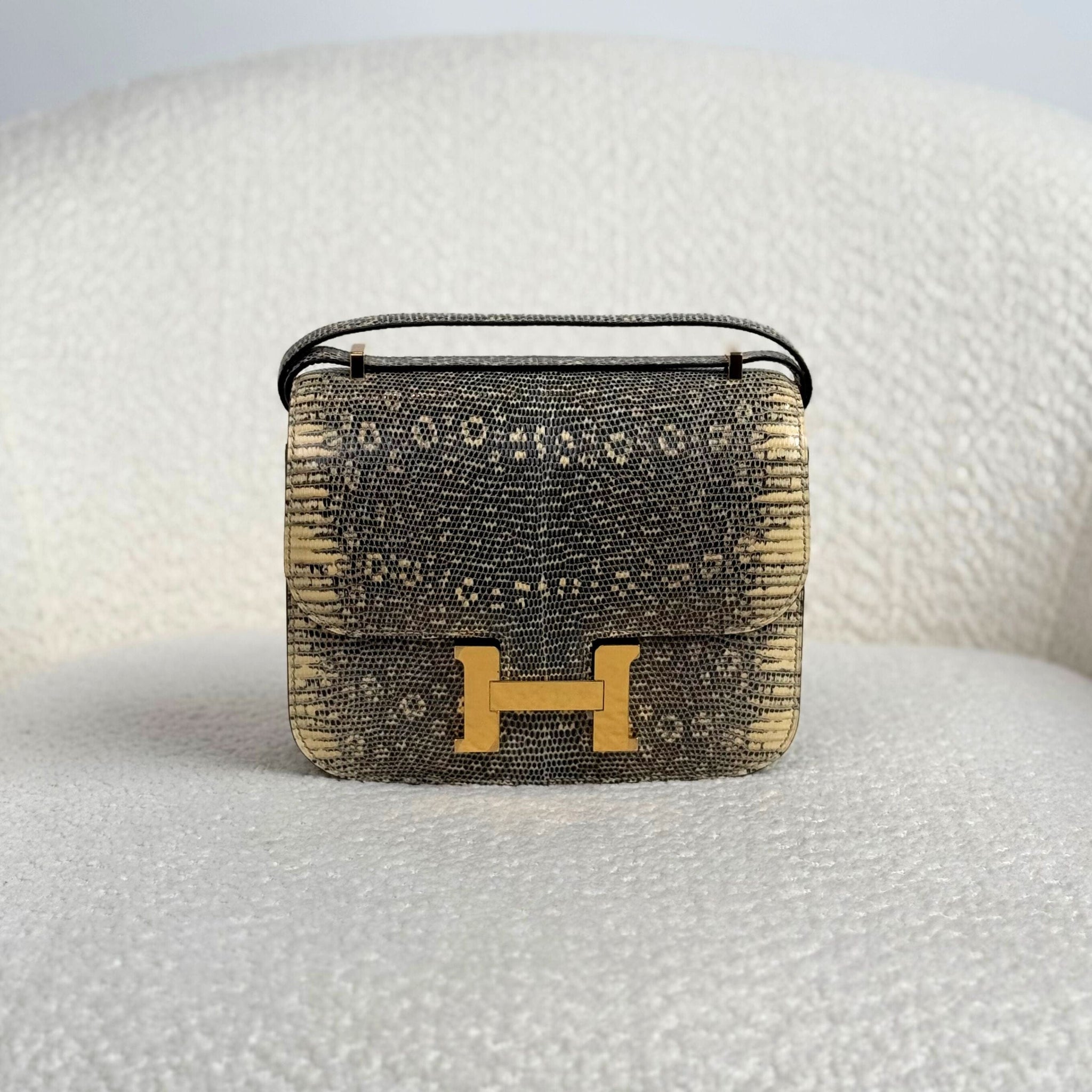 Hermès Mini Constance 18 Ombre – Brown Lizard Constance Bag