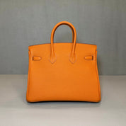 Hermès Orange Birkin 25 Togo Palladium Hardware