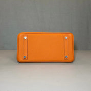 Hermès Orange Birkin 25 Togo Palladium Hardware