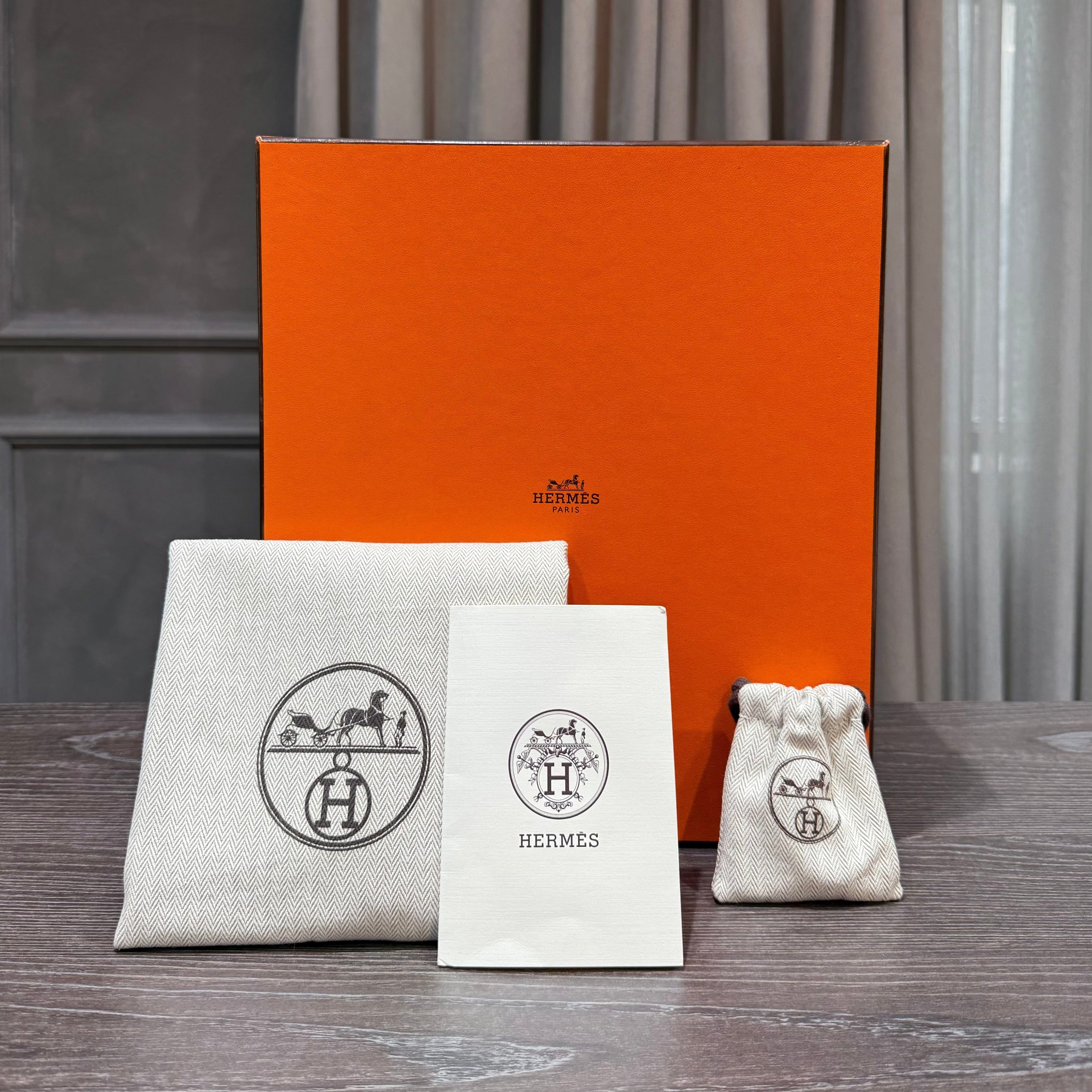 Hermès Orange Field Birkin 25 Cargo Toile Goeland-Veau Swift Palladium Hardware