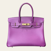 Hermès P9 Anemone Birkin 30 Epsom Gold Hardware