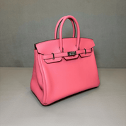 Hermès Rose Azalee Birkin 25 Swift Palladium Hardware