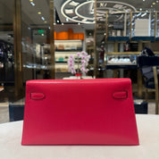 Hermès Rose Extreme Kelly Elan Folie Chamkila Ostrich Feathers Palladium Hardware