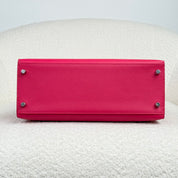 Hermès Rose Mexico Kelly Sellier 28 Epsom Palladium Hardware