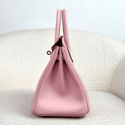 Hermès Rose Sakura Birkin 25 Swift Gold Hardware