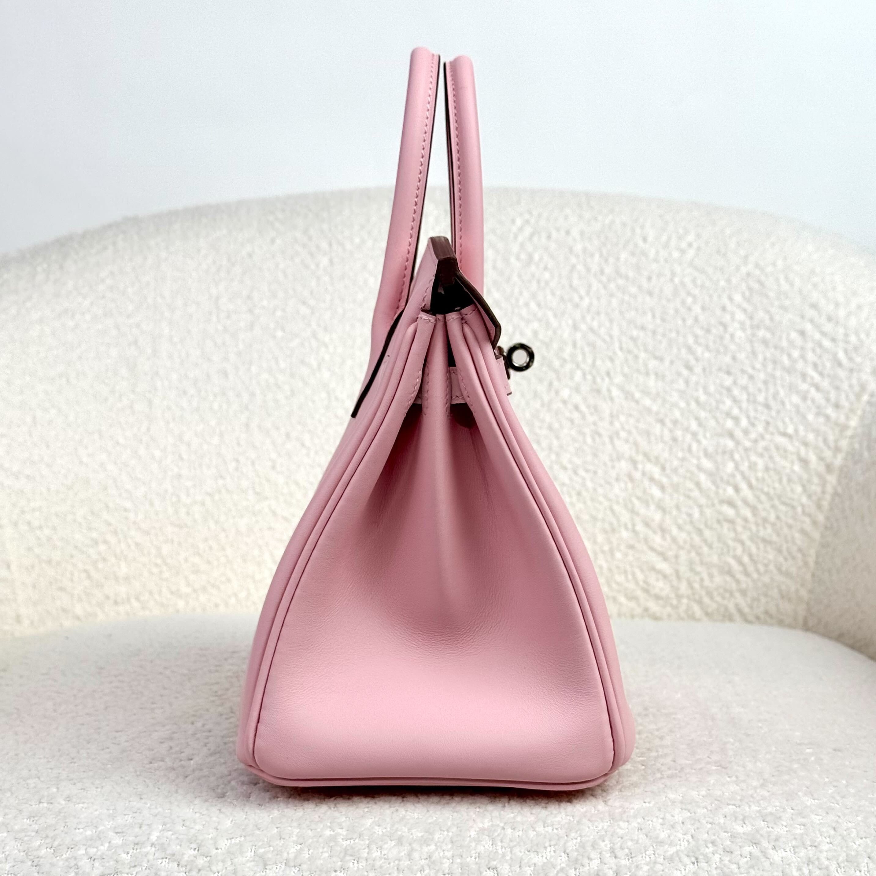Hermès Rose Sakura Birkin 25 Swift Gold Hardware
