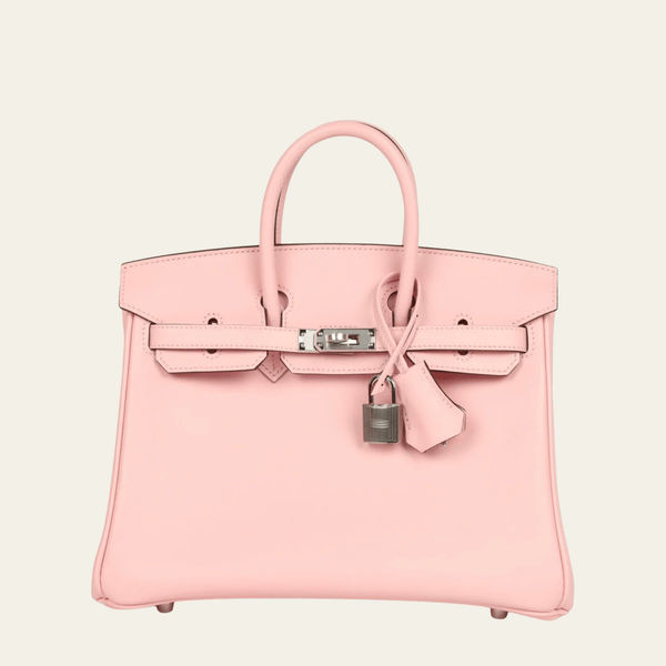 Hermès Birkin 25 Rose Sakura – Pink Birkin Bag Swift Palladium