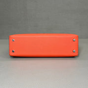 Hermès Rose Texas Mini Kelly Sellier 20 Epsom Palladium Hardware