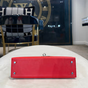 Hermès Rouge De Coeur Mini Kelly Sellier 20 Madame Palladium Hardware