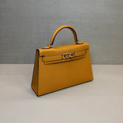 Hermès Sesame And Nata Mini Kelly Sellier 20 Verso Chèvre Mysore Permabrass Hardware