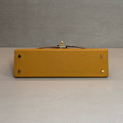 Hermès Sesame And Nata Mini Kelly Sellier 20 Verso Chèvre Mysore Permabrass Hardware