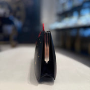 Hermès Space Sac à Malice Noir / Multicolore Monsieur and Lizard Palladium Hardware