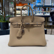 Hermès Trench Birkin 25 Verso Bougainviller Togo Palladium Hardware