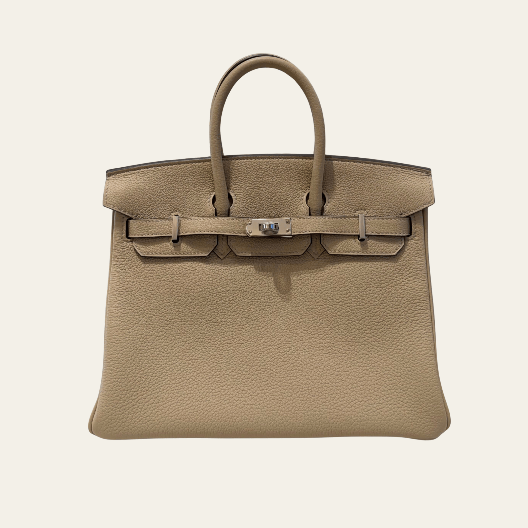 Hermès Trench Birkin 25 Verso Bougainviller Togo Palladium Hardware