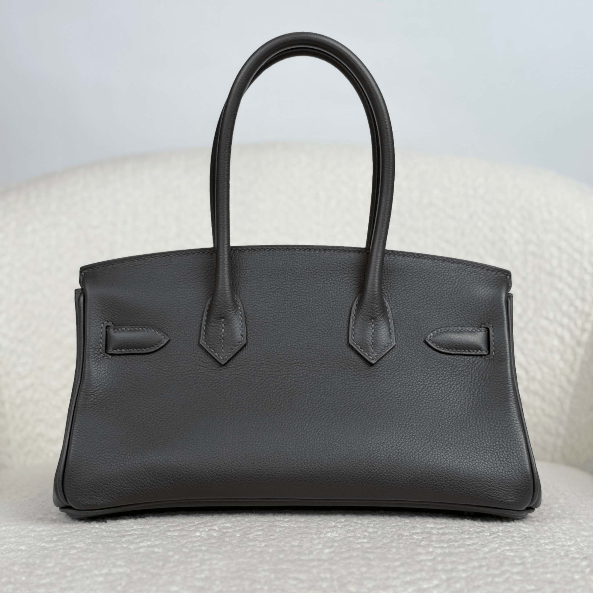 Hermès Birkin Shoulder 29 Vert Bronze – Grey Birkin Bag Evercolor