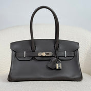 Hermès Vert Bronze Shoulder Birkin Light 29 Evercolor Palladium Hardware